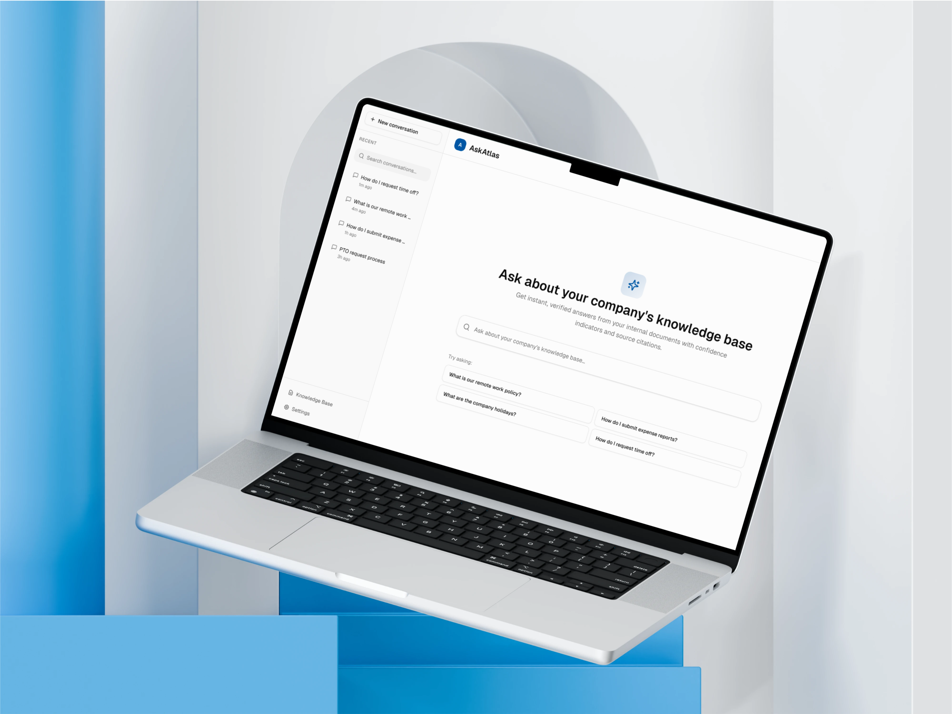 AskAtlas: Designing Trust in AI Knowledge Assistants - Designed an enterprise AI knowledge assistant that makes AI reasoning transparent, verifiable, and controllable